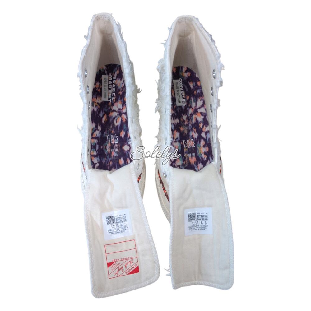 Converse x Isabel Marant Collab Chuck 70 Hidden Wedge Platform Sneaker Womens 8 - Picture 8 of 11